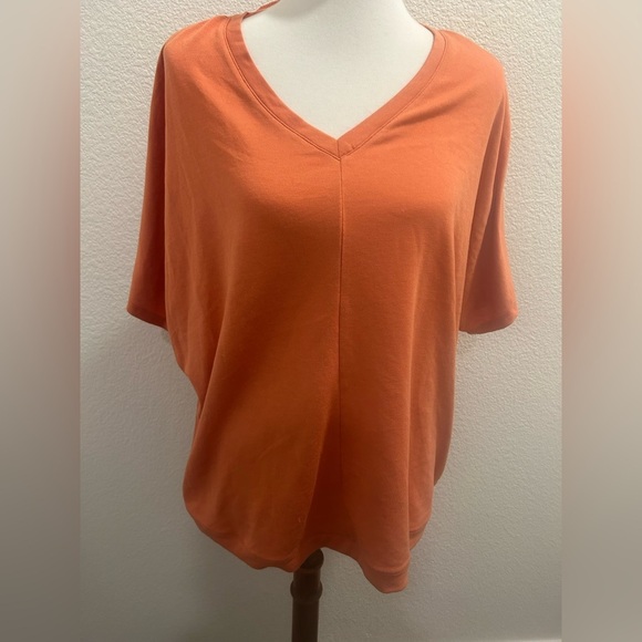 Cupio Tops - Cupio Vibrant Fall Orange Top